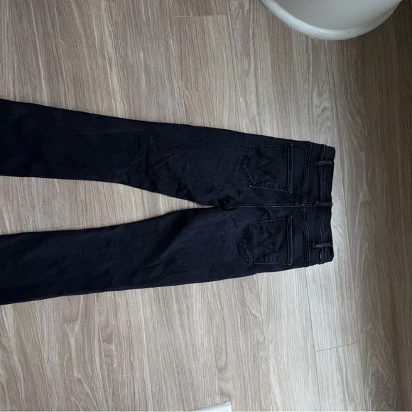MOTHER Women’s The Hustler Ankle Fray Black Encounters at Midnight Sz 27 EUC - Picture 12 of 15